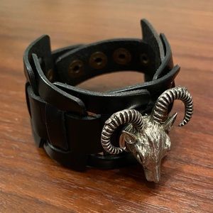 Leather men’s bracelet